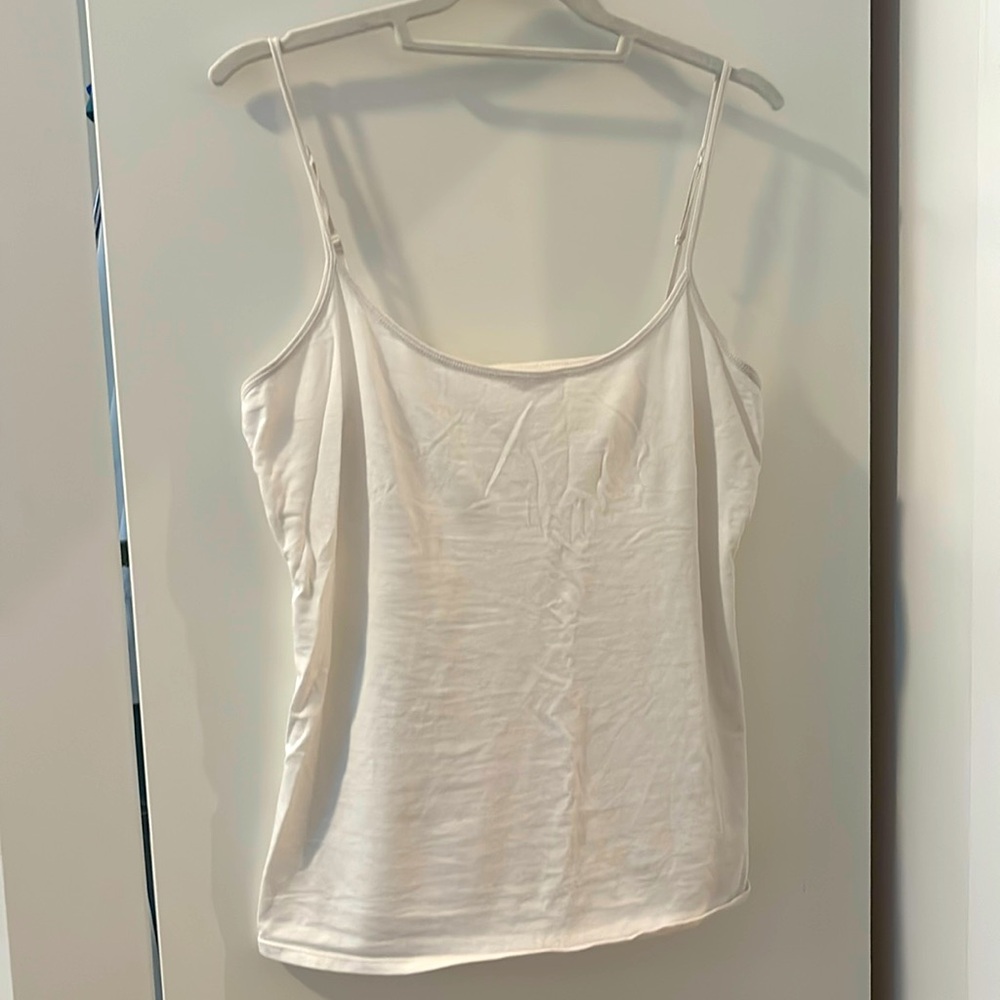 Old Navy First Layer White Tank Top, Women’s Size Medium, Great Condition!